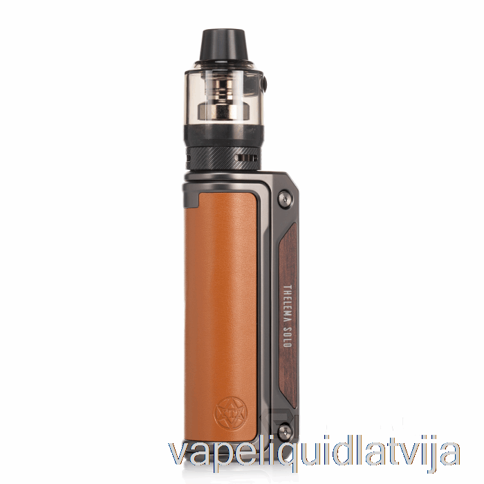 Pazaudēts Vape Thelema Solo 100w Sākuma Komplekts Gunmetāla / Okera Brūns Vape šķidrums